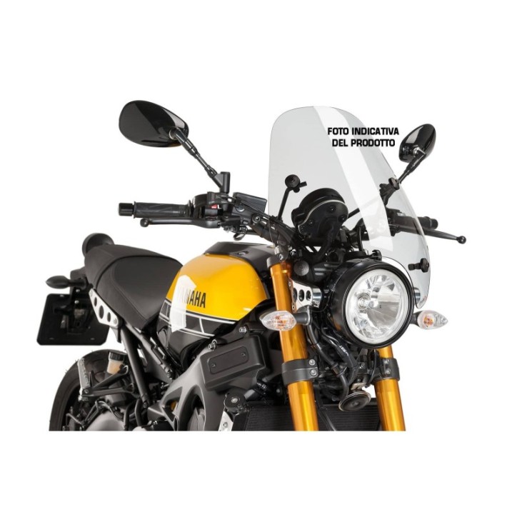 PUIG CUPOLINO CUSTOM I PER TRIUMPH THRUXTON 04-15 TRASPARENTE