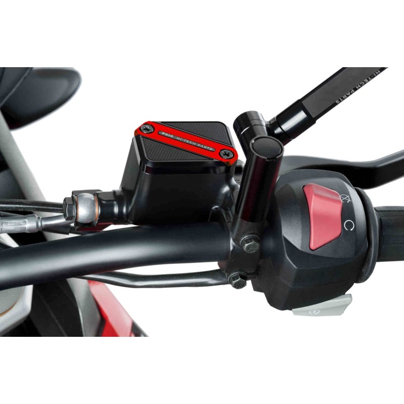 PUIG TAPPO SERBATOIO FLUIDO FRENO PER SUZUKI GSX-S125 ANNO 17'-23' COLORE ROSSO