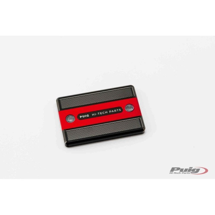 PUIG TAPPO SERBATOIO ANTERIORE PER FLUIDO FRENO PER YAMAHA FZ1 06-15 ROSSO