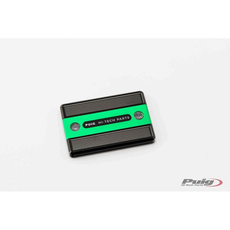 PUIG TAPPO SERBATOIO FLUIDO FRENO PER YAMAHA FZ1 ANNO 06'-15' COLORE VERDE