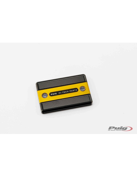 Tapon del deposito de liquido de freno delantero Puig para Yamaha FZ8 11 16 dorado
