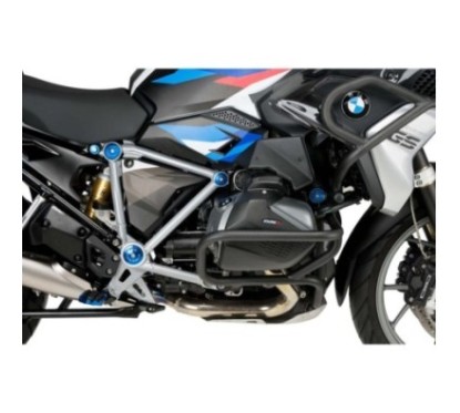 PUIG TAPPI PER TELAIO IN ALLUMINIO BMW R1200 GS ADVENTURE/EXCLUSIVE/RALLYE 17-18 BLU