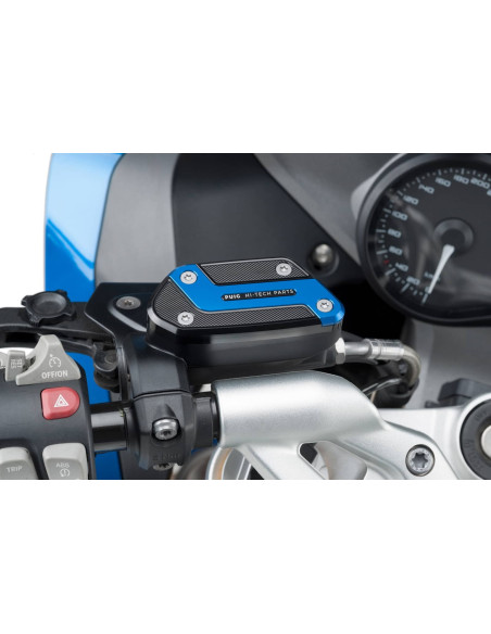 Tapon deposito liquido embrague delantero Puig para BMW R1200 GS 13-16 azul