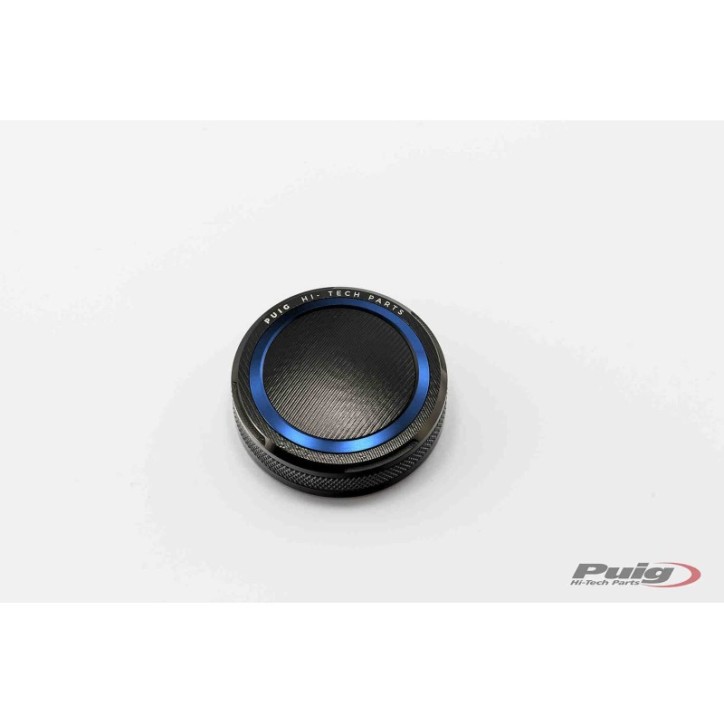 PUIG FRONT RESERVOIR CAP FOR BRAKE FLUID FOR YAMAHA XSR900 22-24 BLUE