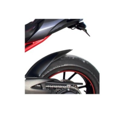 PUIG EXTENSION GARDE-BOUE ARRIERE TRIUMPH SPEED TRIPLE R 12-15 NOIR OPAQUE