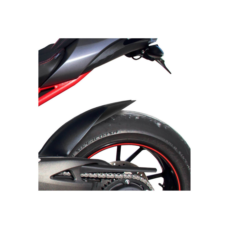 puig estensione parafango posteriore triumph speed triple r 16 17 nero opaco