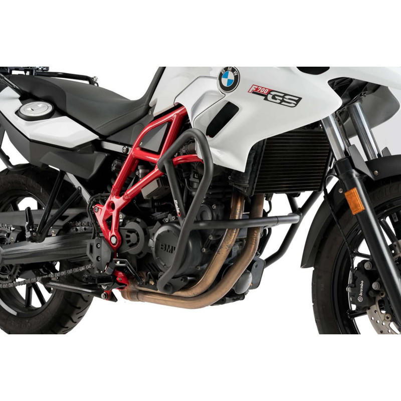 Barras protectoras de motor Puig para BMW F700 GS 12-17 negras