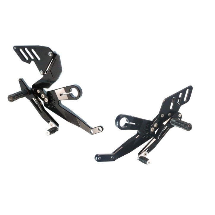 RACINGBIKE PEDANA-POGGIAPIEDE FISSO PER YAMAHA MT-01 05-13 NERO