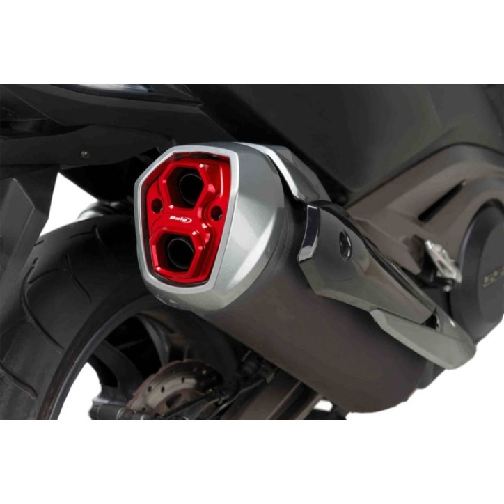 PUIG SILENCIADOR DE ESCAPE PARA KYMCO AK550 17-22 ROJO