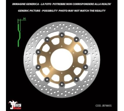 JOLLY BRAKE DISCO FRENO ANTERIORE SEMIFLOTTANTE SYM FIDDLE III 4T CBS 125 18-OFFERTA