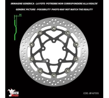 JOLLY BRAKE FIXED FRONT BRAKE DISC TRIUMPH STREET TWIN ABS 35 KW ABS 900 19-20