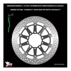 JOLLY BRAKE HALBSCHWIMMENDE VORDERE BREMSSCHEIBE KAWASAKI NINJA ZX-10R 1000 06-07-ANGEBOT