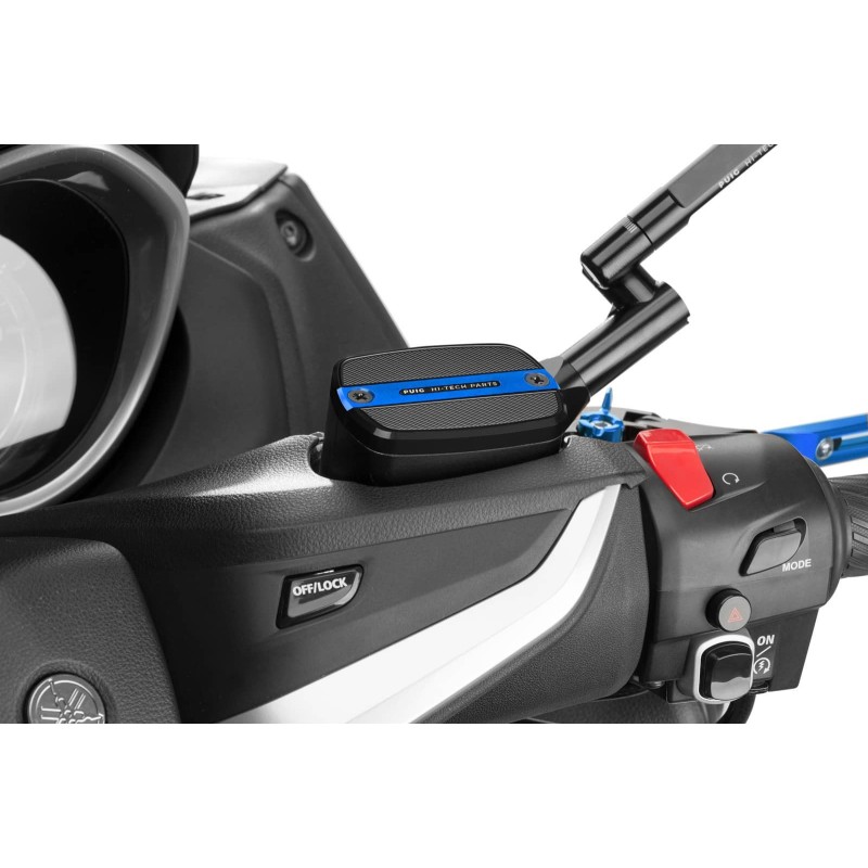 PUIG TAPPO SERBATOIO FLUIDO FRENO ANTERIORE/POSTERIORE PER YAMAHA T-MAX 530 ANNO 12'-16' COLORE BLU