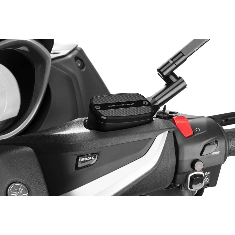 PUIG TAPPO SERBATOIO FLUIDO FRENO ANTERIORE/POSTERIORE PER YAMAHA T-MAX 530 ANNO 12'-16' COLORE NERO