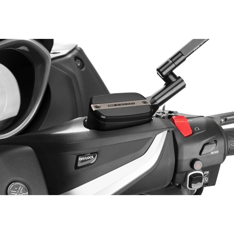 PUIG TAPPO SERBATOIO FLUIDO FRENO ANTERIORE/POSTERIORE PER YAMAHA T-MAX 530 DX/SX ANNO 17'-19' COLORE SILVER