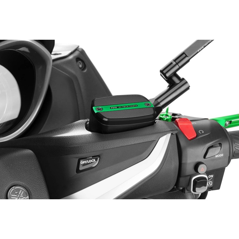 PUIG TAPPO SERBATOIO FLUIDO FRENO ANTERIORE/POSTERIORE PER YAMAHA T-MAX 530 DX/SX ANNO 17'-19' COLORE VERDE