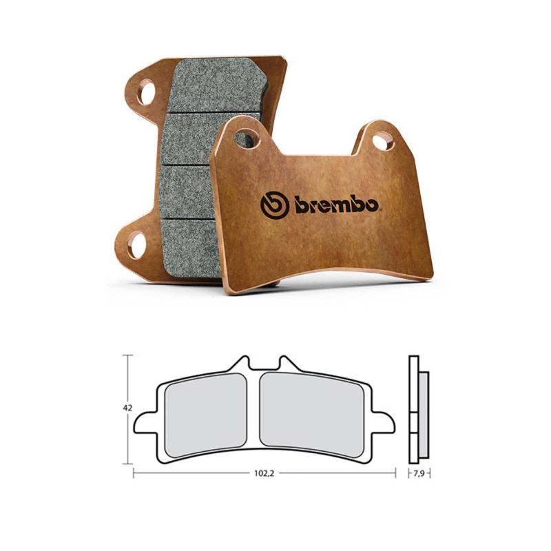 PASTILLAS DE FRENO BREMBO Z04 COMPUESTO APRILIA RSV4 09-14