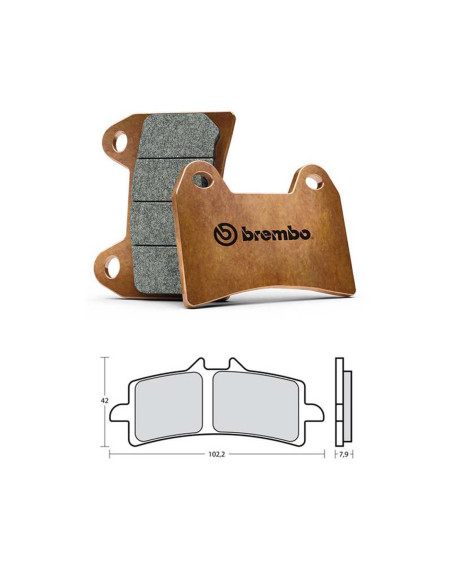 brembo brake pads z04 fit ducati streetfighter 1100 09 11