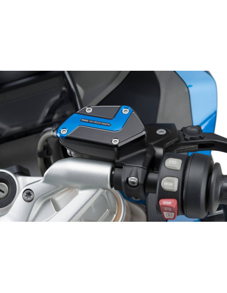 Tapon deposito liquido freno delantero Puig para BMW R1200 GS 13 16 azul