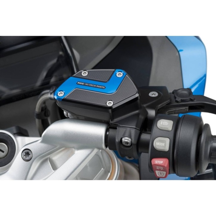 PUIG TAPPO SERBATOIO ANTERIORE PER FLUIDO FRENO PER BMW R1200 GS 13-16 BLU