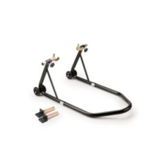 PUIG STAND ARRIERE AVEC DOPPIO BRACCIO OSCILLANTE NOIR - COD. 4322N - Equipe de 4 roues en nylon. Materiel: acciaio.