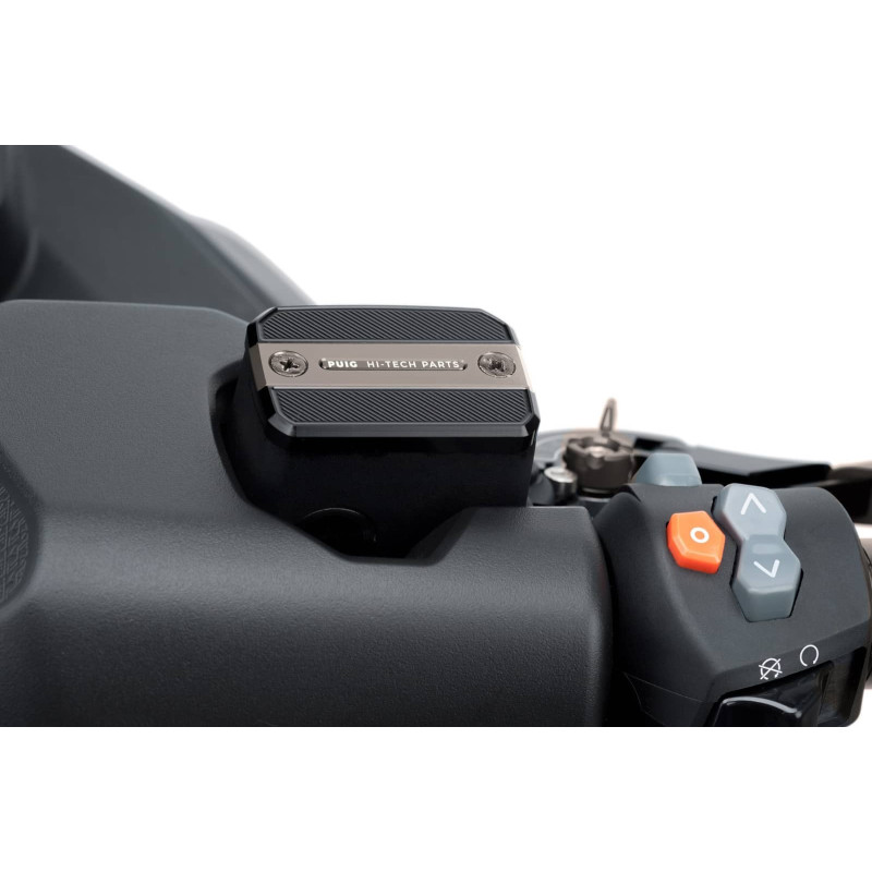 Tapon deposito liquido freno delantero Puig para Ducati Scrambler Icon Classic Full T 15 24 Plata