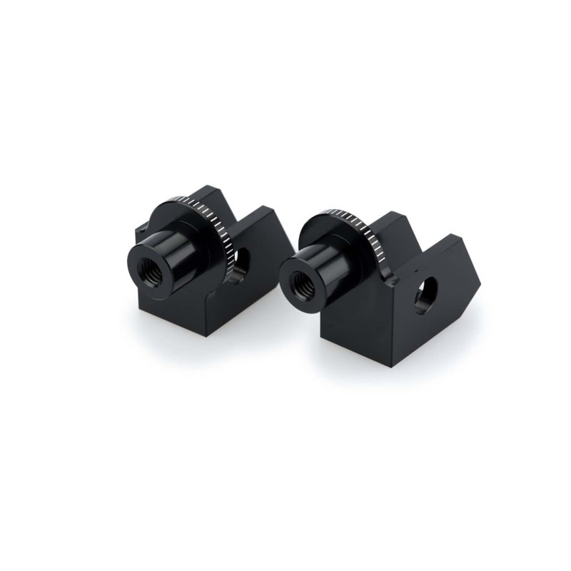 Adaptateurs Puig pour repose-pieds fixes Honda XL750 Transalp 23/25, noir