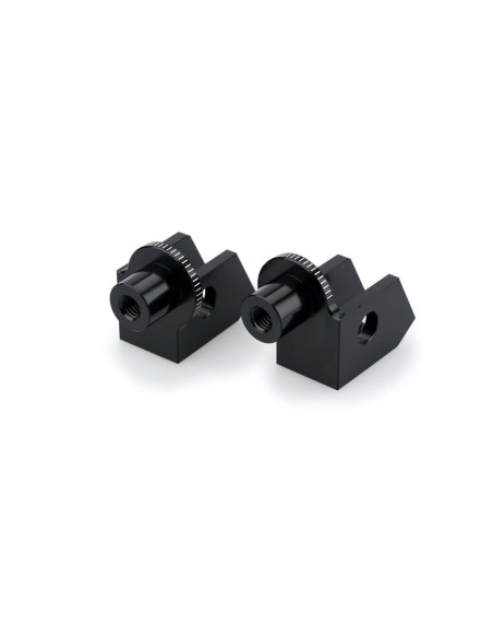 Adaptateurs Puig pour repose-pieds fixes Honda XL750 Transalp 23/25, noir