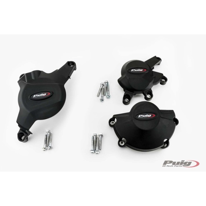 PUIG PROTEZIONE CARTER MOTORE TRACK PER CAMPIONATO PER HONDA CBR600RR 07-12 NERO