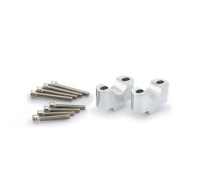 PUIG RISERS FOR HANDLEBARS BENELLI TRK 702 2023 SILVER-3741P