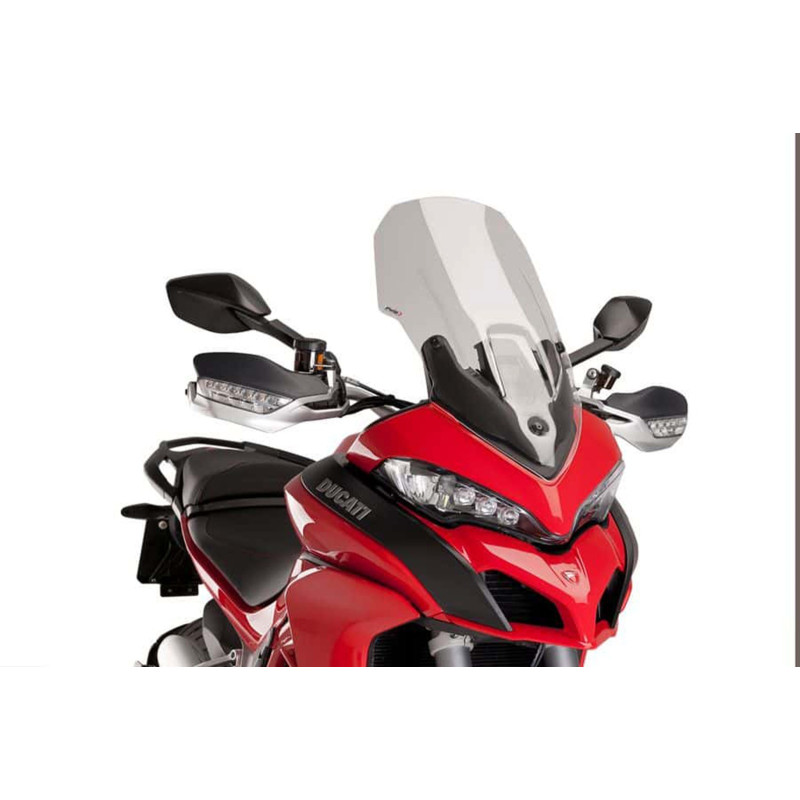 puig cupolino touring per ducati multistrada 1260 s s d air 18 20 fume chiaro