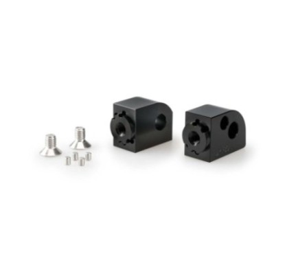 PUIG POGG-ADAPTER EINSTELLBARER BEIFAHRER YAMAHA Tenere EXTREME EDITION 23-24 SCHWARZ