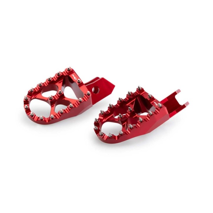 REPOSE-PIEDS PUIG OFF-ROAD POUR HONDA CRF1100L AFRICA TWIN 20-24 ROUGE