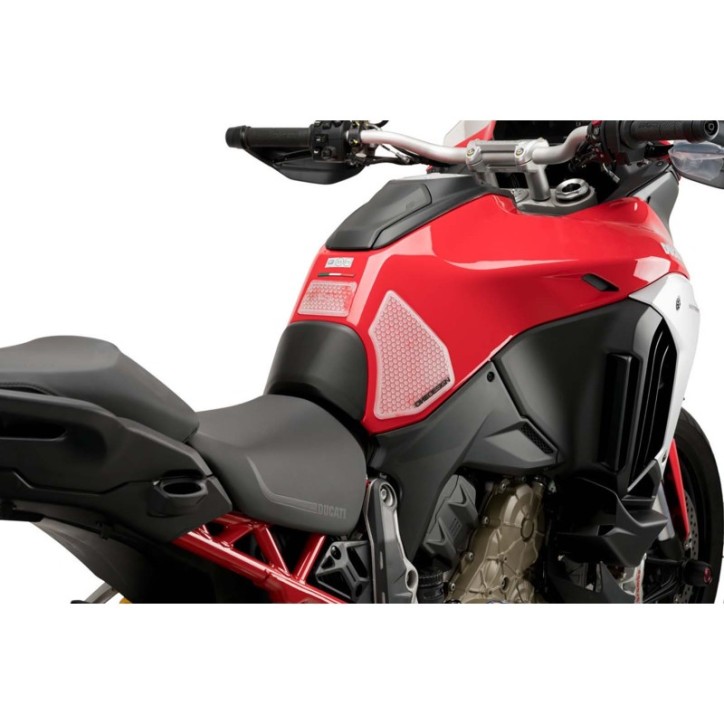 PUIG ADESIVO SERBATOIO SPECIFICO LATERALE PER DUCATI MULTISTRADA V4 21-24 TRASPARENTE