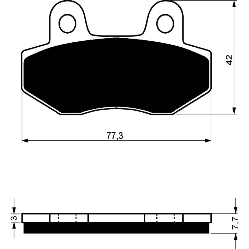 Support de plaquette de frein Goldfren pour Honda 420 TRX Fourtrax Rancher ATV 09-12, offre