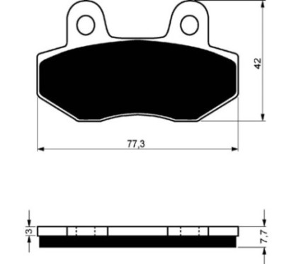 GOLDFREN PASTIGLIA FRENO MESCOLA AD HONDA 420 TRX FOURTRAX RANCHER ATV 09-12-OFFERTA