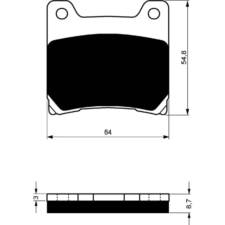 GOLDFREN BRAKE PADS COMPOUND FOR NORTON COMMANDER 90-OFFER