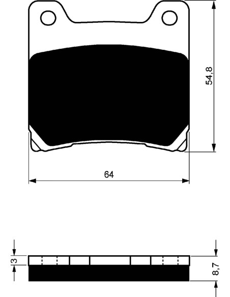 Goldfren Bremsbelaghalterung fur Yamaha 750 FZR R OWO1 89 90 Angebot