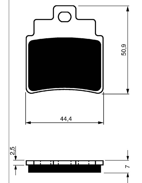 goldfren sint brake pad fits on arctic cat 300 dvx 09 14 offer