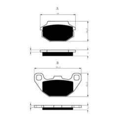 PASTILLAS DE FRENO SINTERIZADAS GOLDFREN ARCTIC COMPOUND CAT 90 DVX 06-14-OFERTA