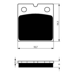 GOLDFREN SINTERED BRAKE PADS BENELLI COMPOUND 354 82-OFFER