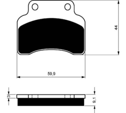 PLAQUETTES DE FREIN FRITTEES GOLDFREN COMPOSE BENELLI 49X 07-OFFRE