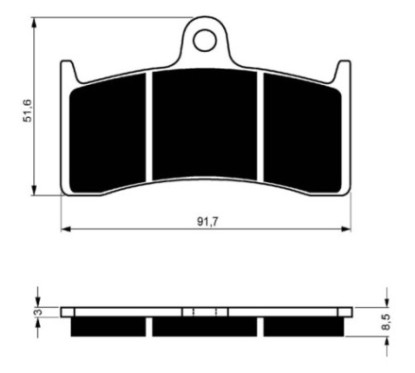 GOLDFREN SINTERED BRAKE PADS BUELL COMPOUND X1 LIGHTNING M2 CYCLONE 98-05-OFFER