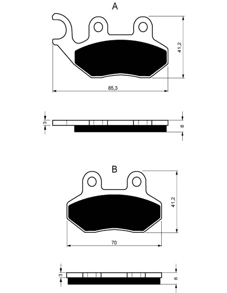 goldfren brake pad sint ad mount on cagiva 125 passing 94 95 offer