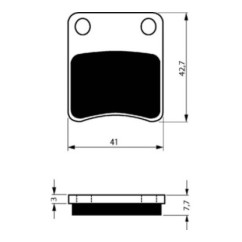 PASTILLAS DE FRENO SINTERIZADAS GOLDFREN CAGIVA COMPUESTO 50 CITY 91-94-OFERTA