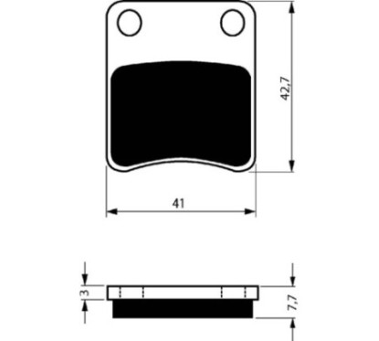 GOLDFREN PASTIGLIA FRENO SINTERIZZATA MESCOLA AD CAGIVA 50 CITY 91-94-OFFERTA