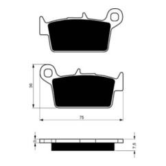 GOLDFREN SINTERBREMSBELZGE AD COMPOUND DAELIM 125 BESBI 08-13-ANGEBOT