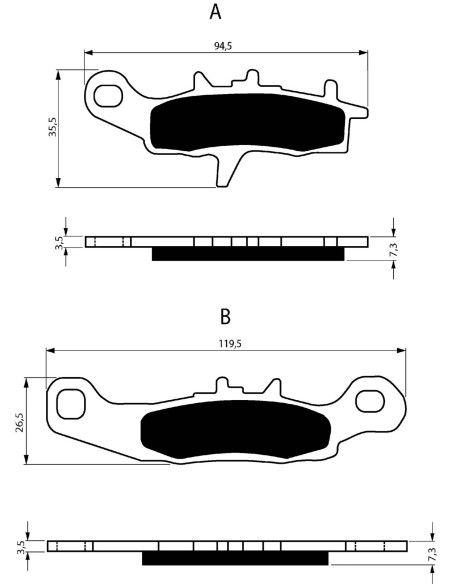 goldfren sint brake pad fits on kawasaki 700 ksv ab 04 11 offer
