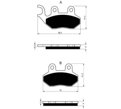 GOLDFREN SINTERBREMSBELZGE PGO COMPOUND 110 PMX T-REX CHARGE A B 99-07-ANGEBOT