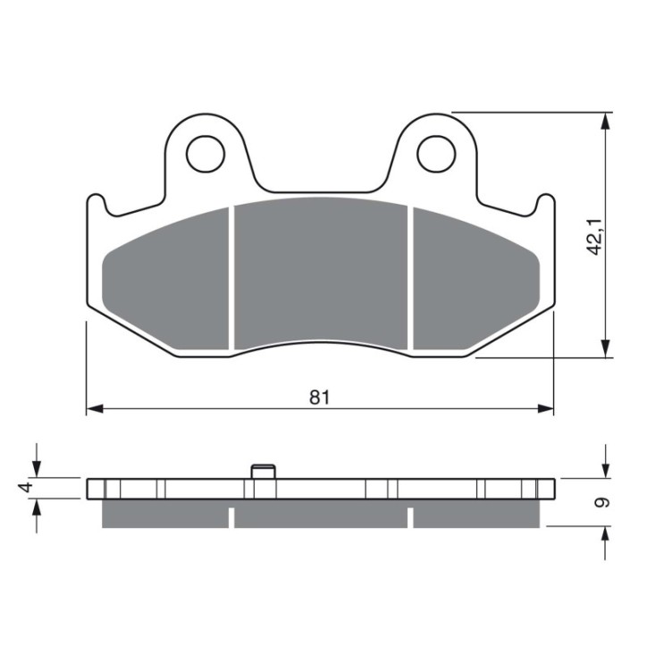 COMPUESTO PASTILLAS DE FRENO SINTERIZADAS GOLDFREN PARA SUZUKI 250 AN K1/K2 BURGMAN 98-02-OFERTA